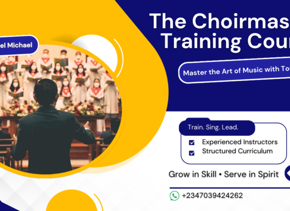 Blue and Yellow Modern Music School Facebook Ad (1)